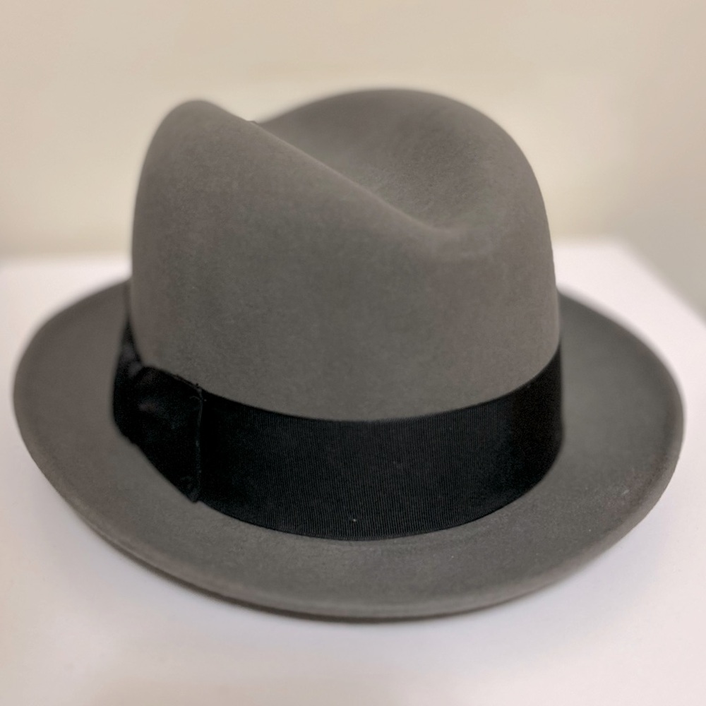 Stetson Black and White Fedora